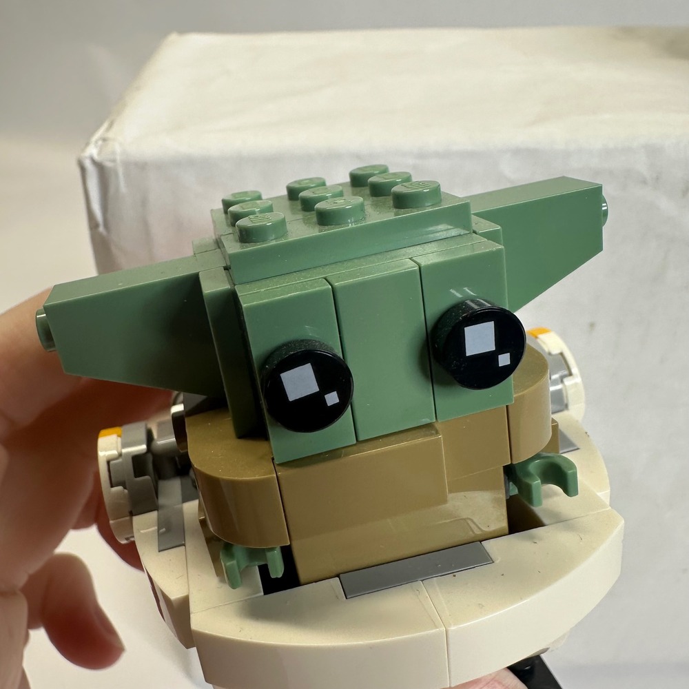 LEGO Star Wars BrickHeadz The Mandalorian &‎ The Child 75317 Building Complete - Picture 6 of 9